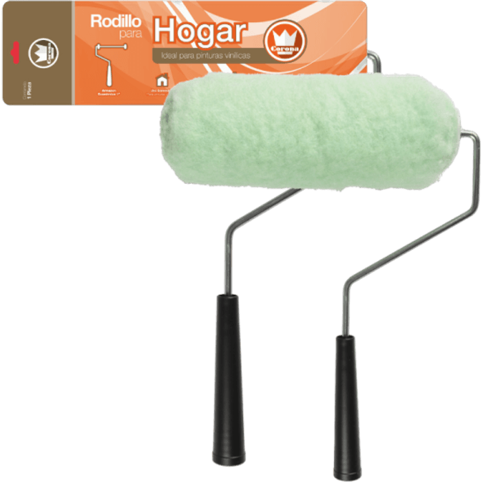 Rodillo Hogar 9" Baja Densidad Corona